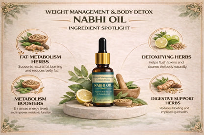 Weight Management and Body Detox Nabhi Oil🌿(Buy 1 Get 1 Free)