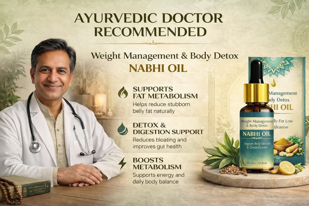 Weight Management and Body Detox Nabhi Oil🌿(Buy 1 Get 1 Free)