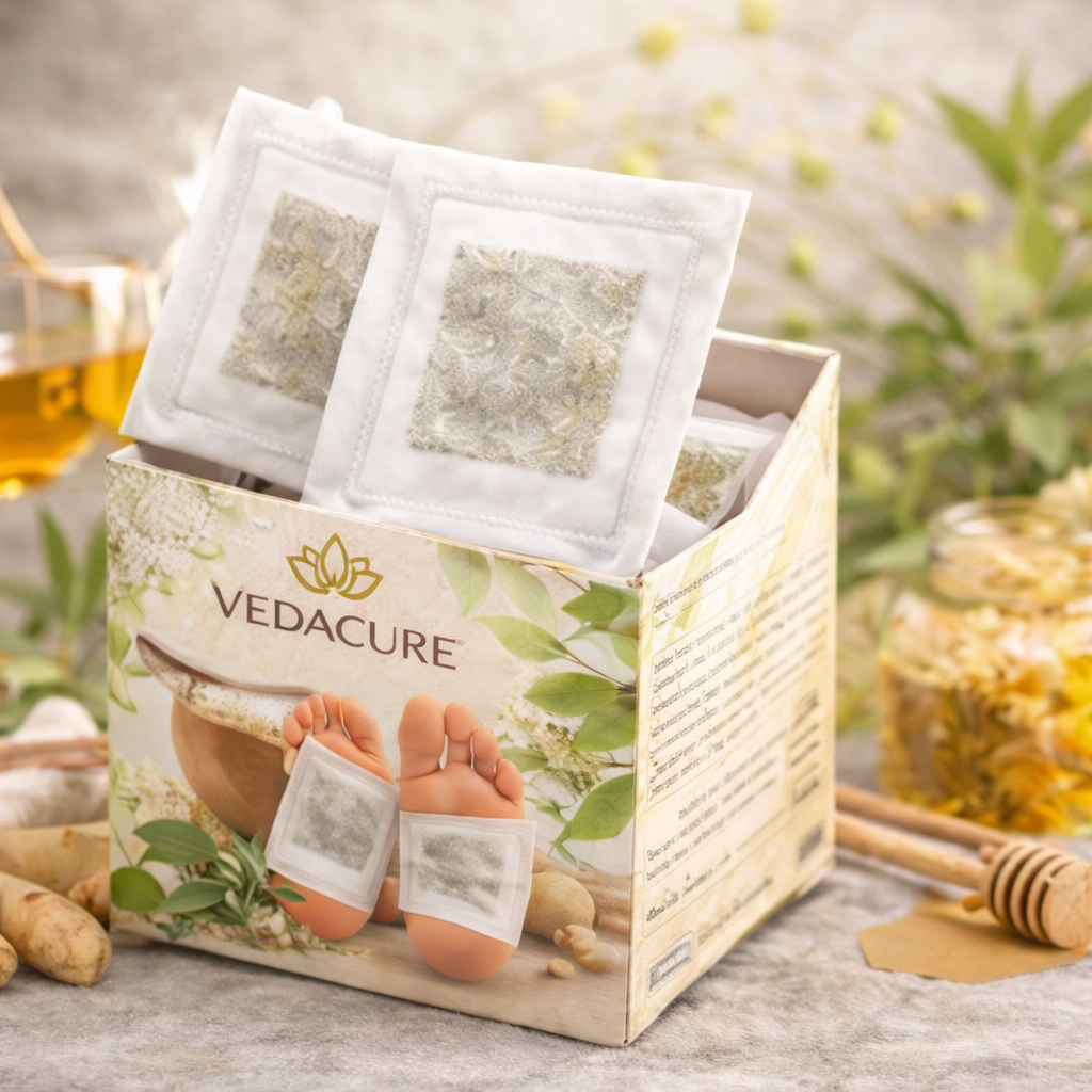 Vedacure 100% Authentic Herbal & Gentle Ingredient Detox Foot Pads