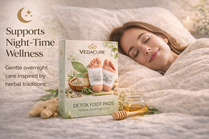 Vedacure 100% Authentic Herbal & Gentle Ingredient Detox Foot Pads