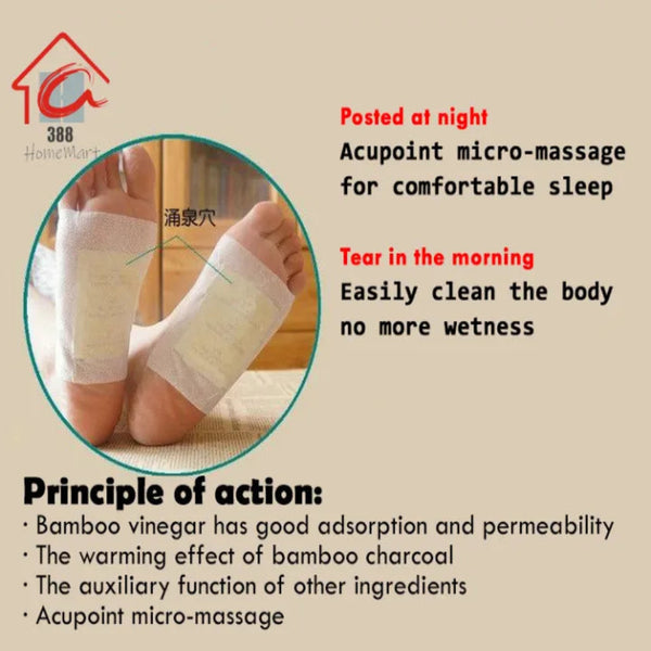 🌿100% Herbal & Gentle Detox Foot Pad🦶🌿 (Buy 10 Get 20 Free🎁Pack of 30) 🌱