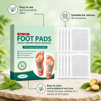 🌿 Pure Nature Foot Patches 🦶 BUY 10 GET 20 FREE 🌱 (Pack of 30)