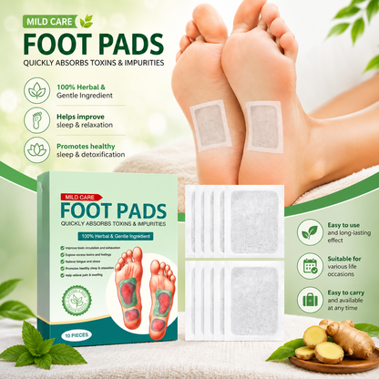 🌿 Pure Nature Foot Patches 🦶 BUY 10 GET 20 FREE 🌱 (Pack of 30)