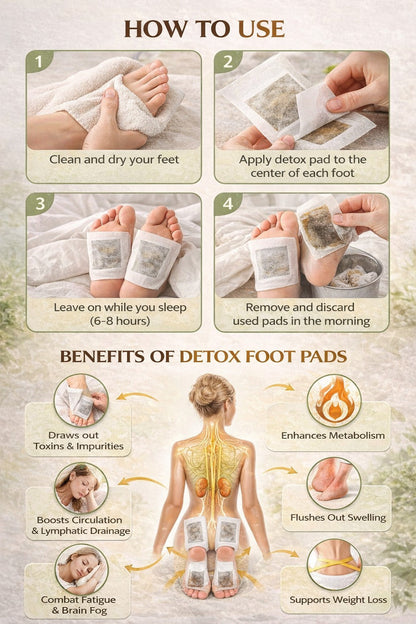 Vedacure Bee Venom Ginger & Honey Detox Pads ( BUY 10 GET 10 FREE / pack of 20)