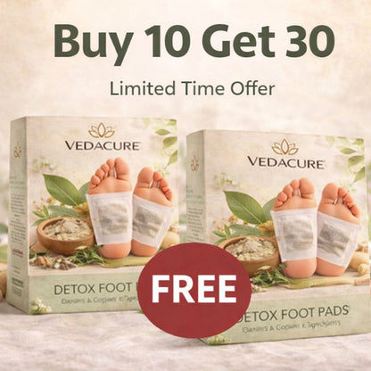 Vedacure 100% Authentic Herbal & Gentle Ingredient Detox Foot Pads