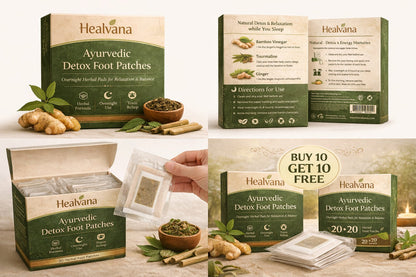 Healthvana Authentic Detox Patches (BUY 10 GET 10 FREE Pack of 20)